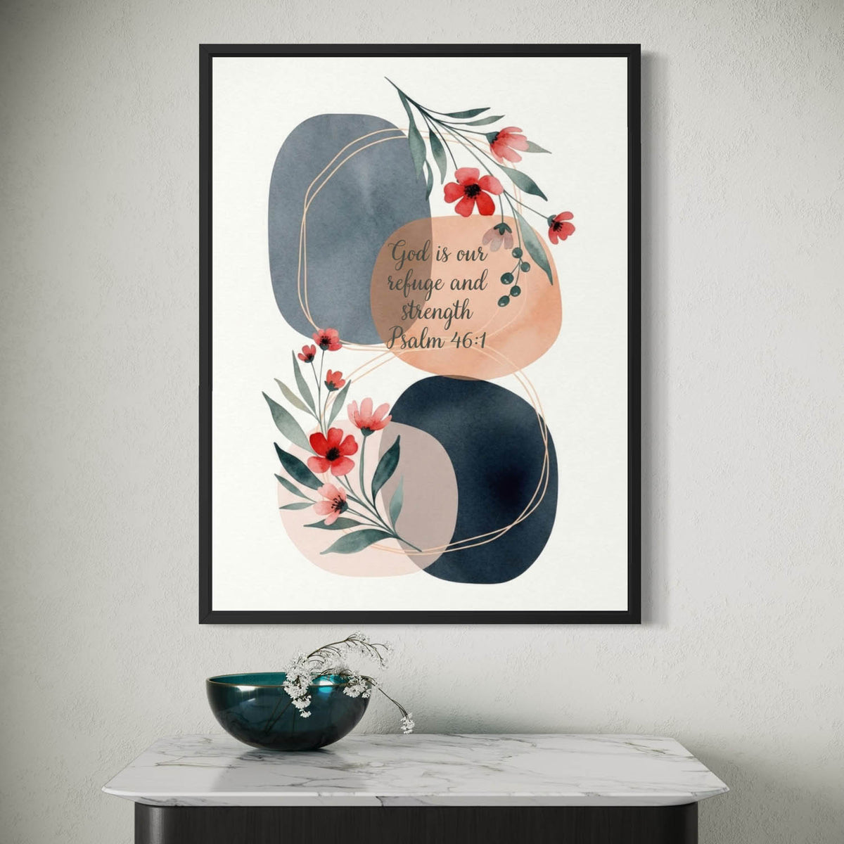 God is Our Refuge - Art Print
