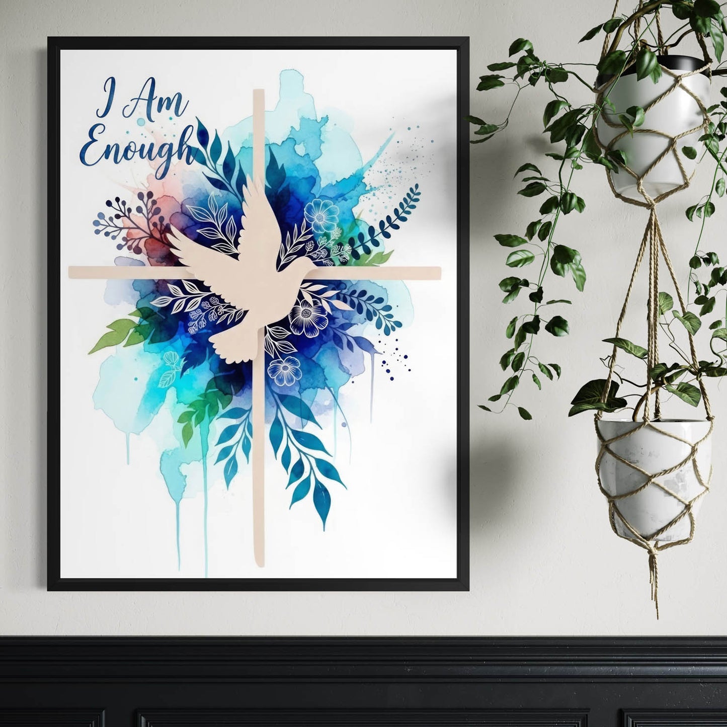 I Am Enough - Christian Art Print