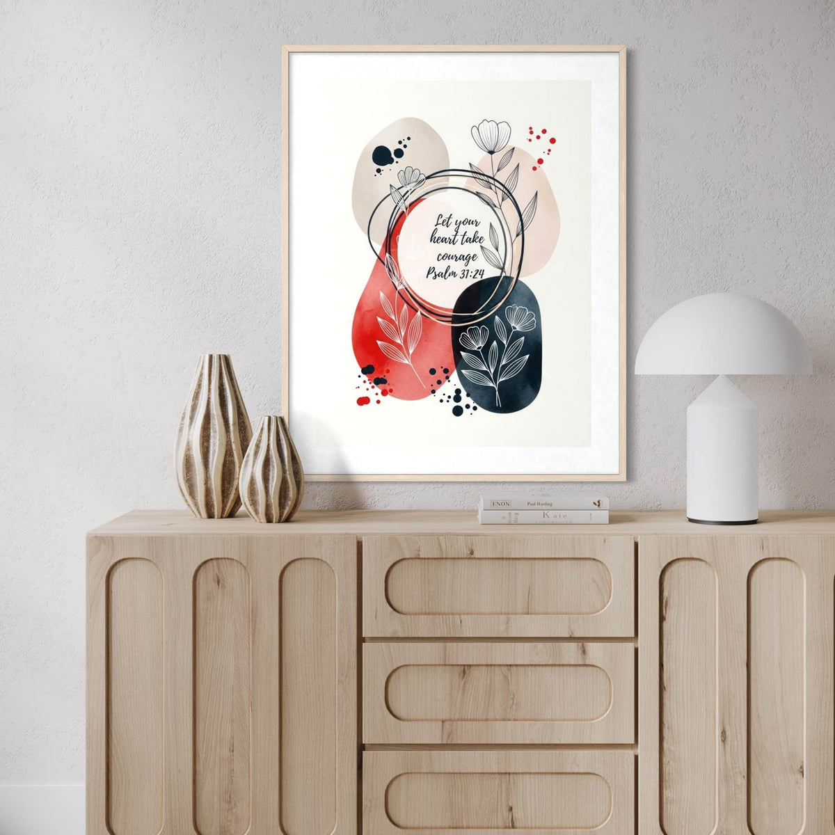 Let Your Heart Take Courage - Art Print