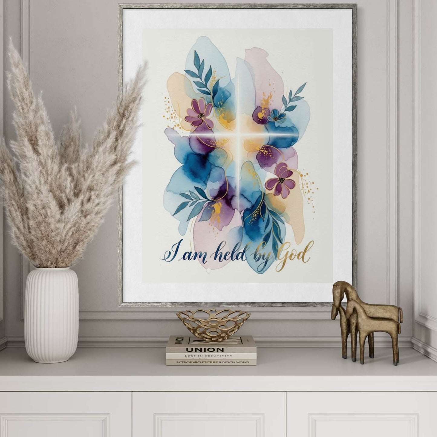 I Am Held by God - Art Print