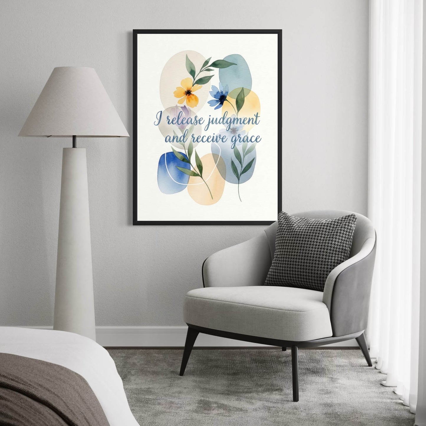 I Release Judgement - Inspiring Art Print