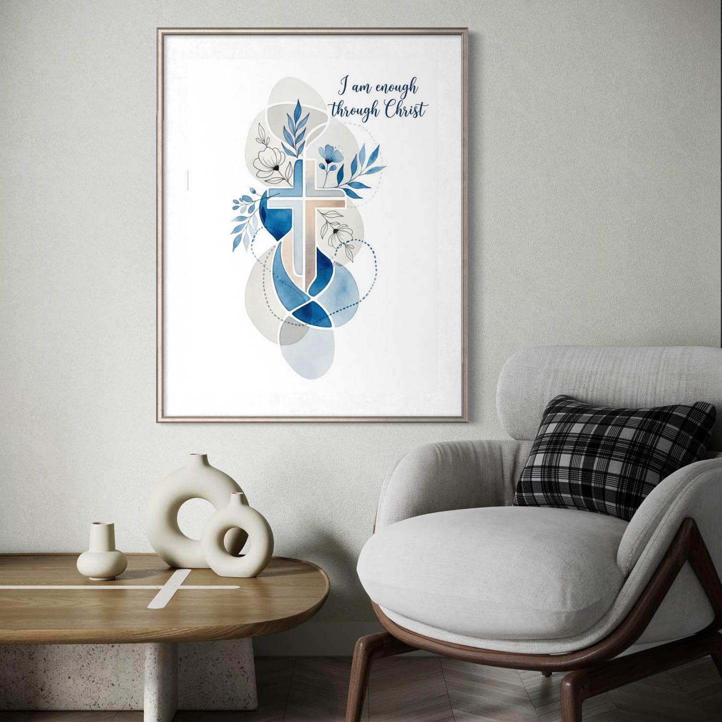 Enough Through Christ - Art Print