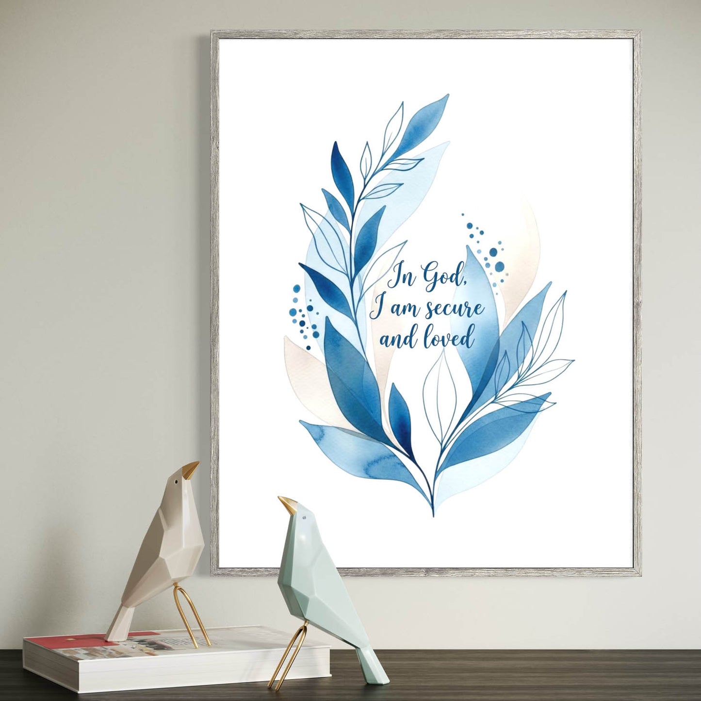 In God I Am Secured - Art Print