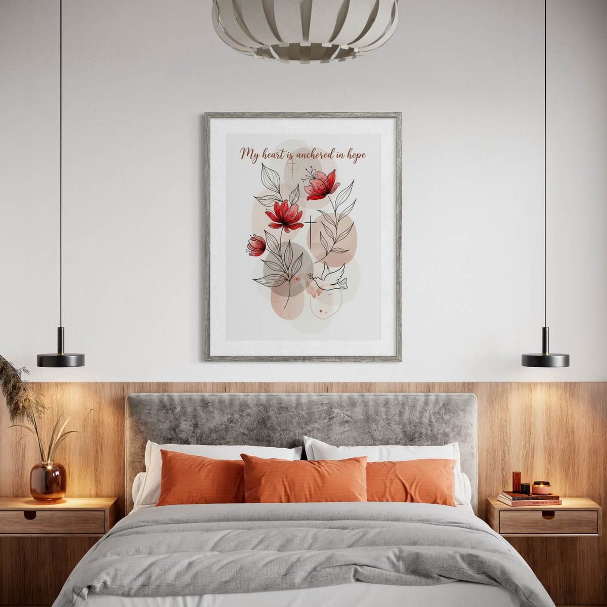 My Heart Is Anchored in Hope - Art Print