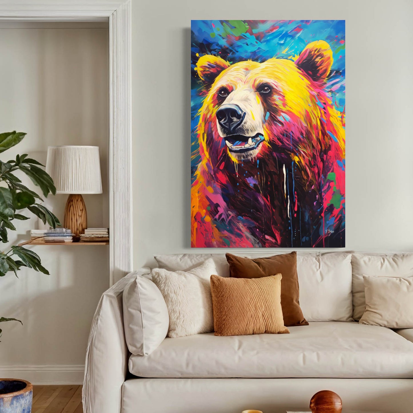 Majestic Bear - Canvas Wall Art