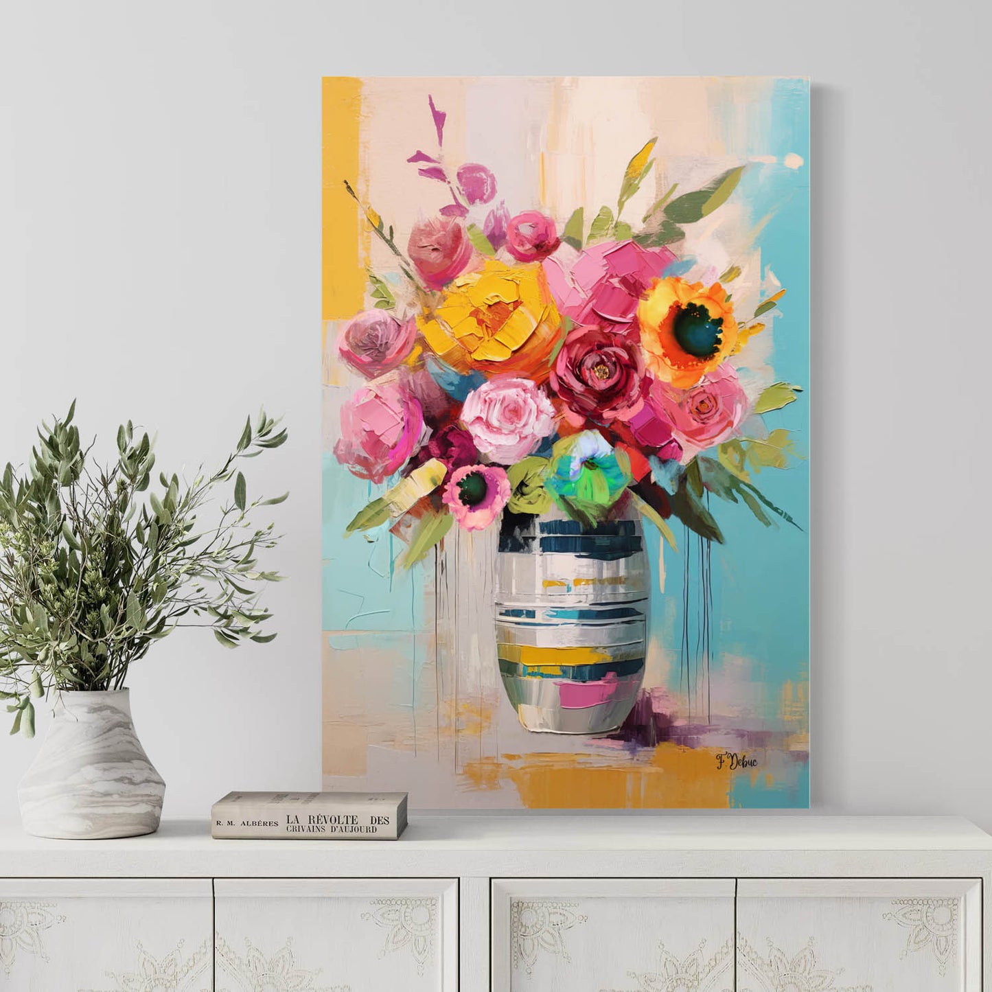 Vibrant Bloom - Canvas Wall Art