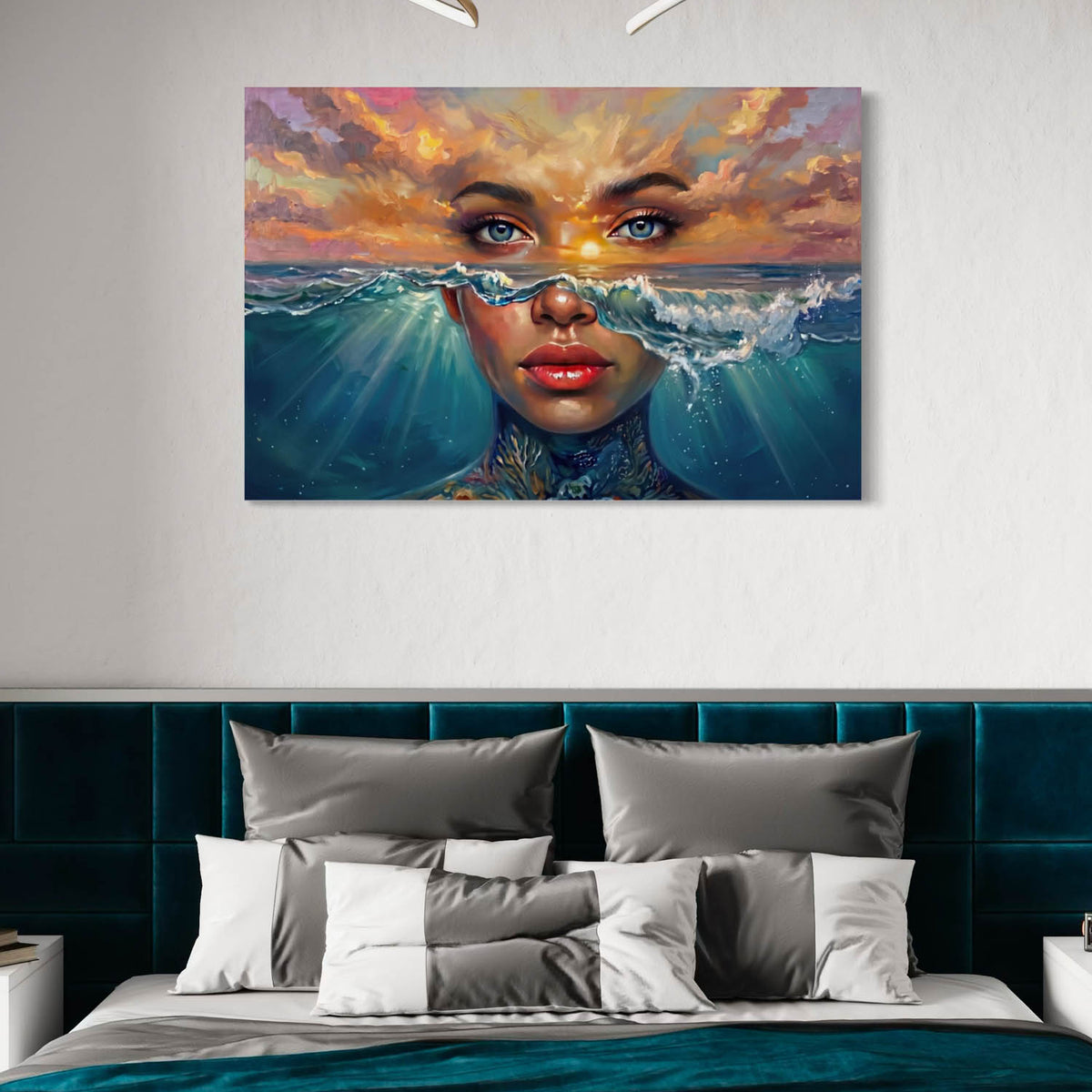 Ocean Goddess - Canvas Wall Art