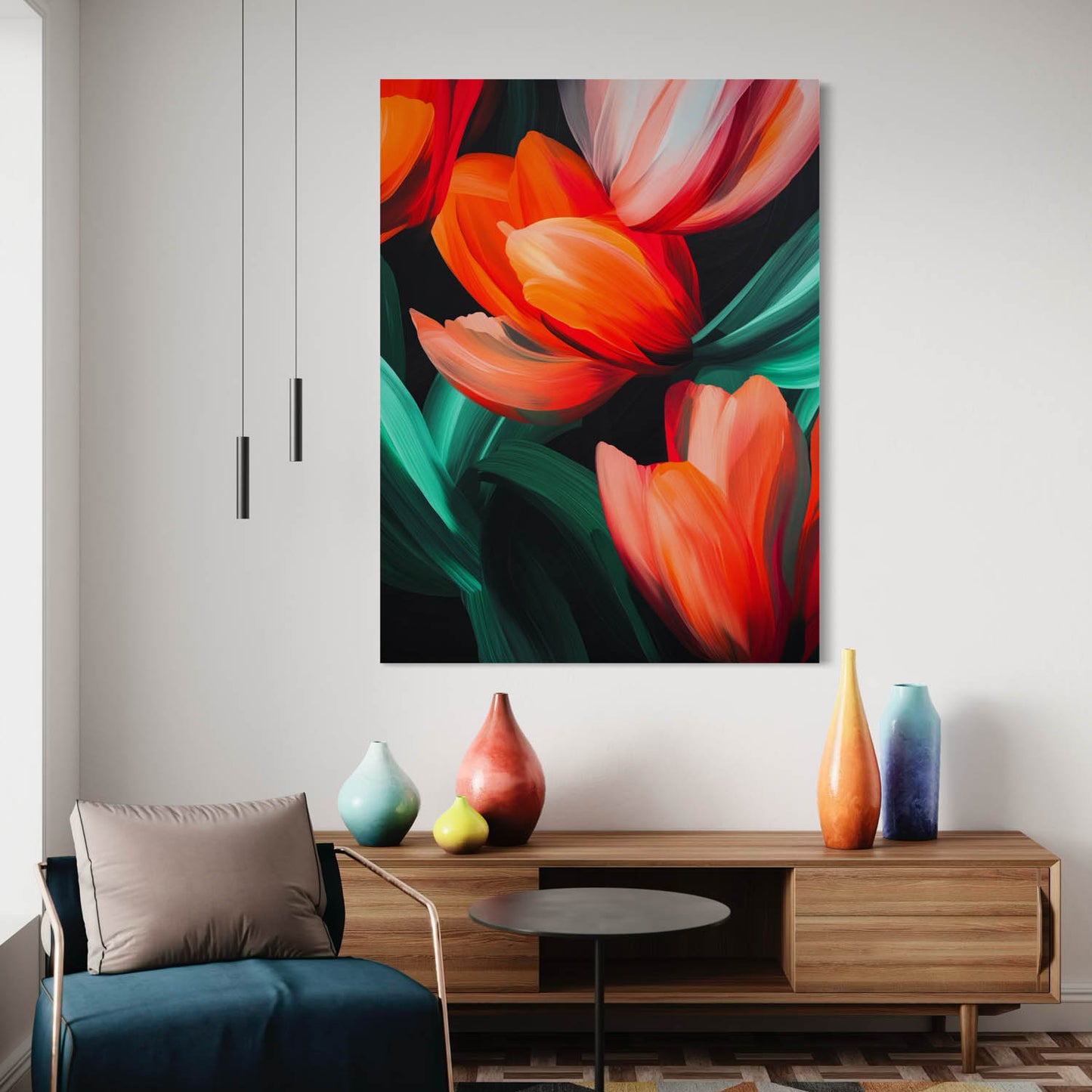 Petal Symphony - Canvas Wall Art