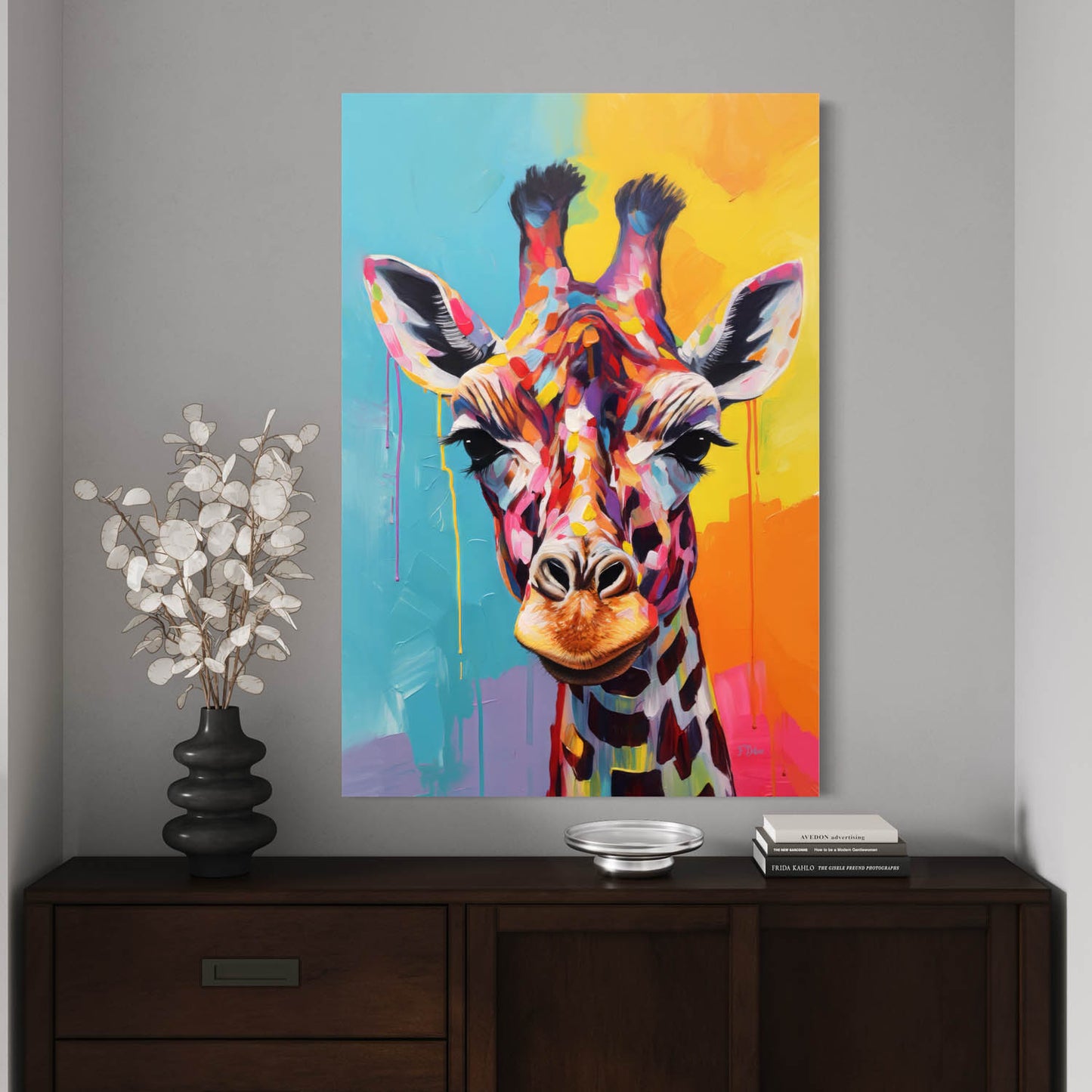 Gentle Giraffe - Canvas Wall Art