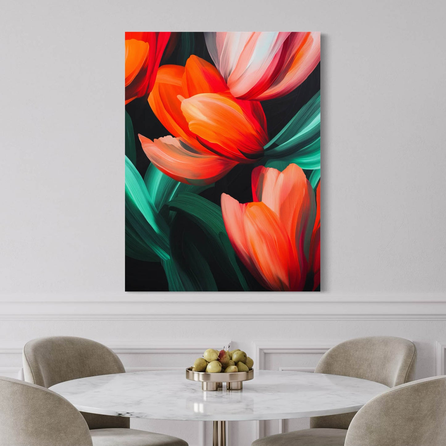 Petal Symphony - Canvas Wall Art
