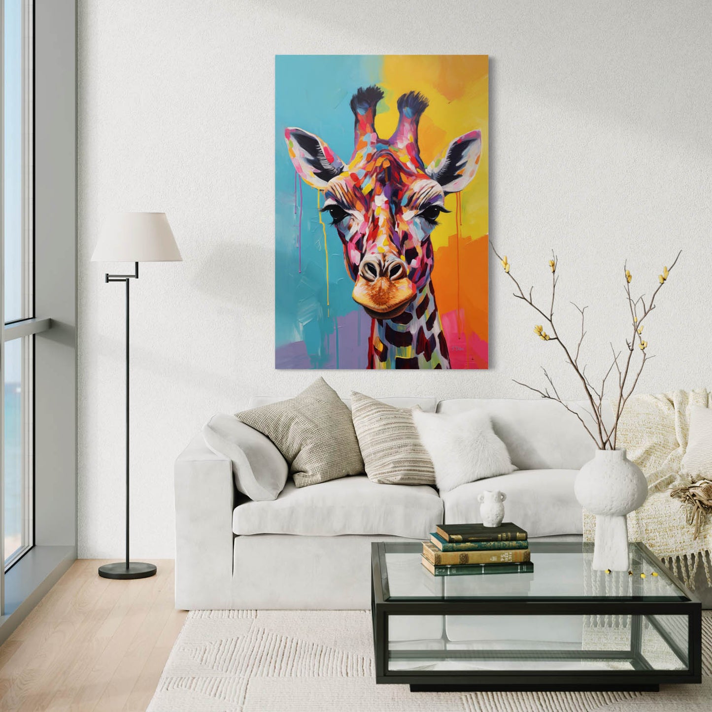 Gentle Giraffe - Canvas Wall Art