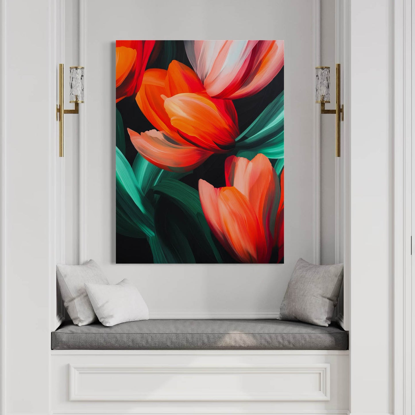 Petal Symphony - Canvas Wall Art