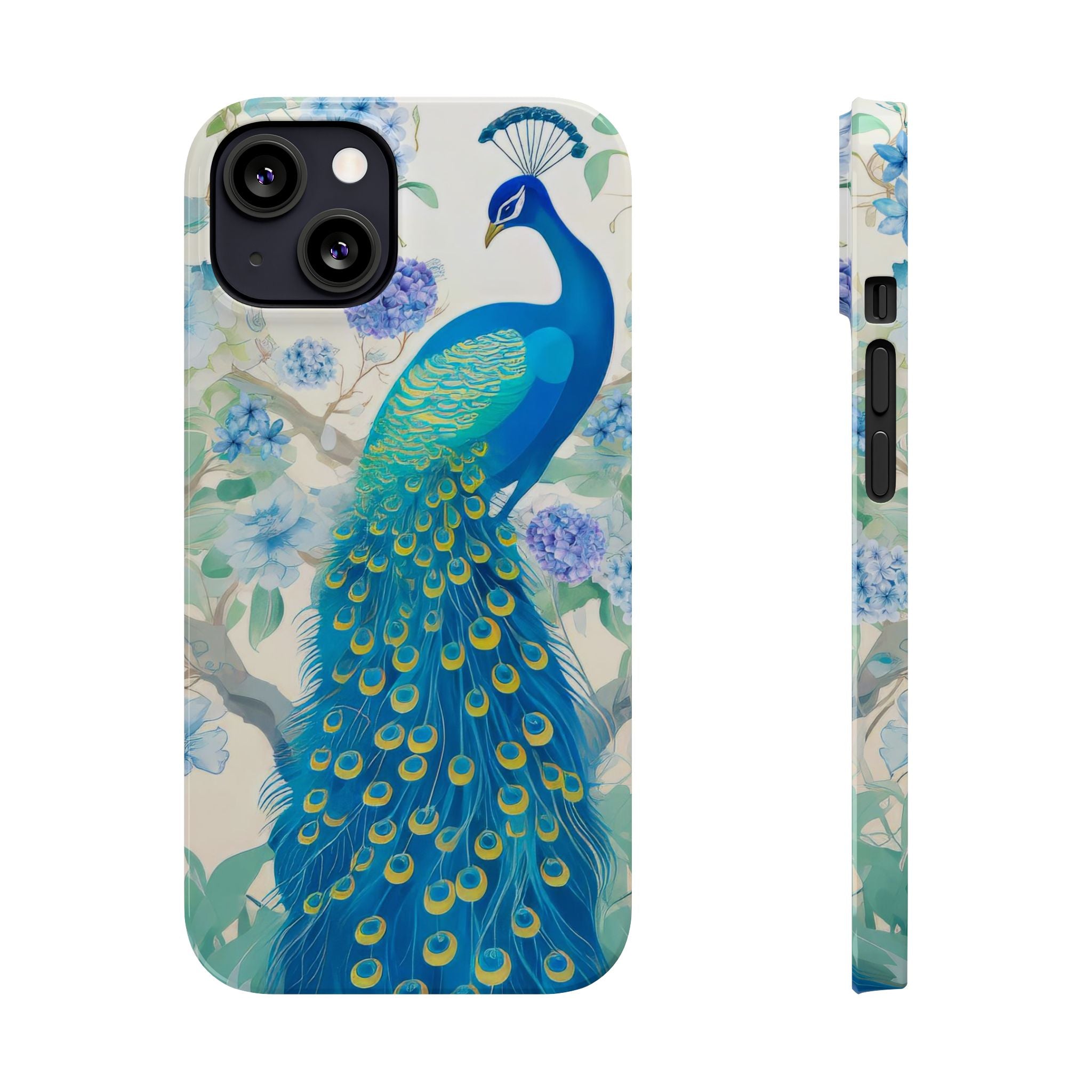 Elegant Peacock iPhone Case: Artistic Phone Case – Francoise Studio