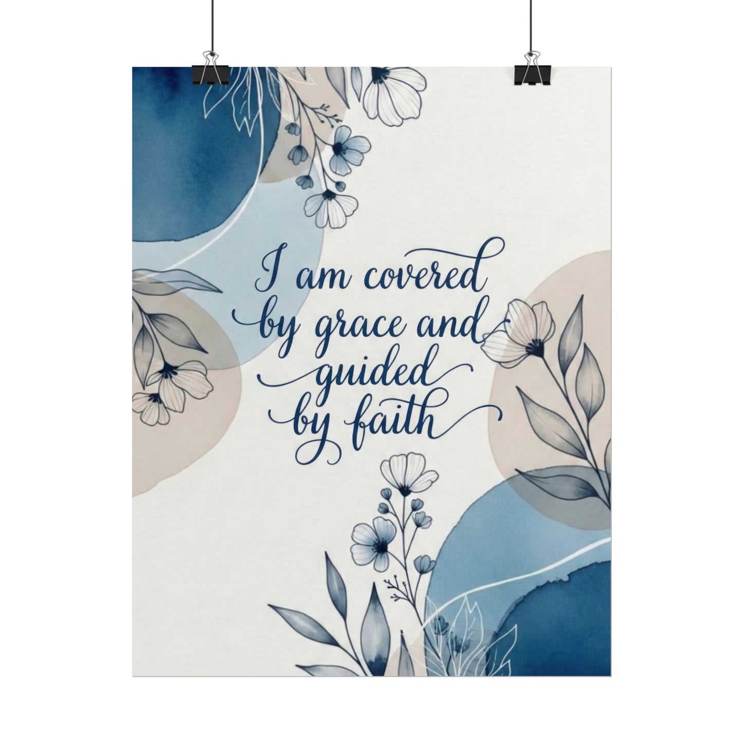 Covered by Grace - Christian Art Print