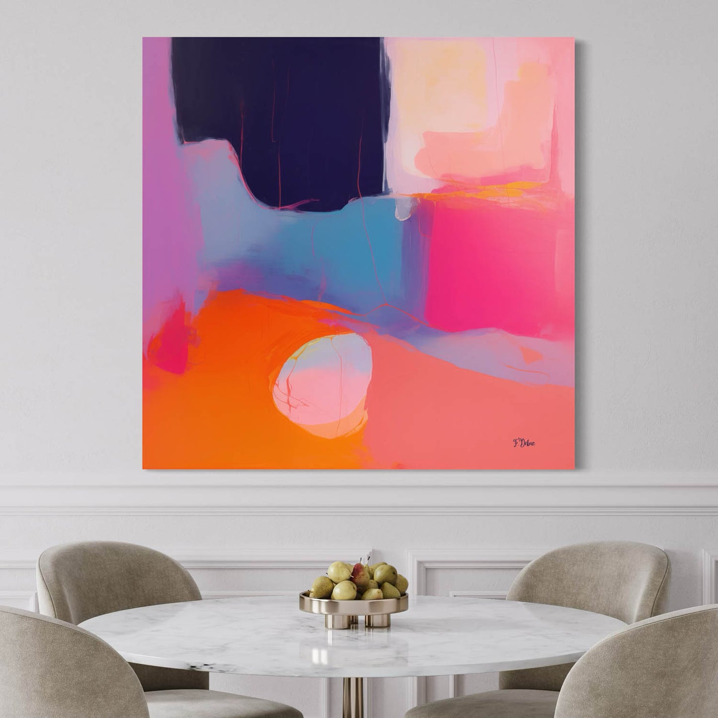 Celestial Flow – Contemporary Abstract Canvas Art