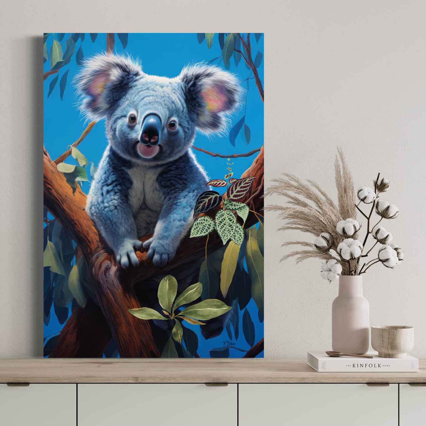 Playful Koala - Canvas Wall Art