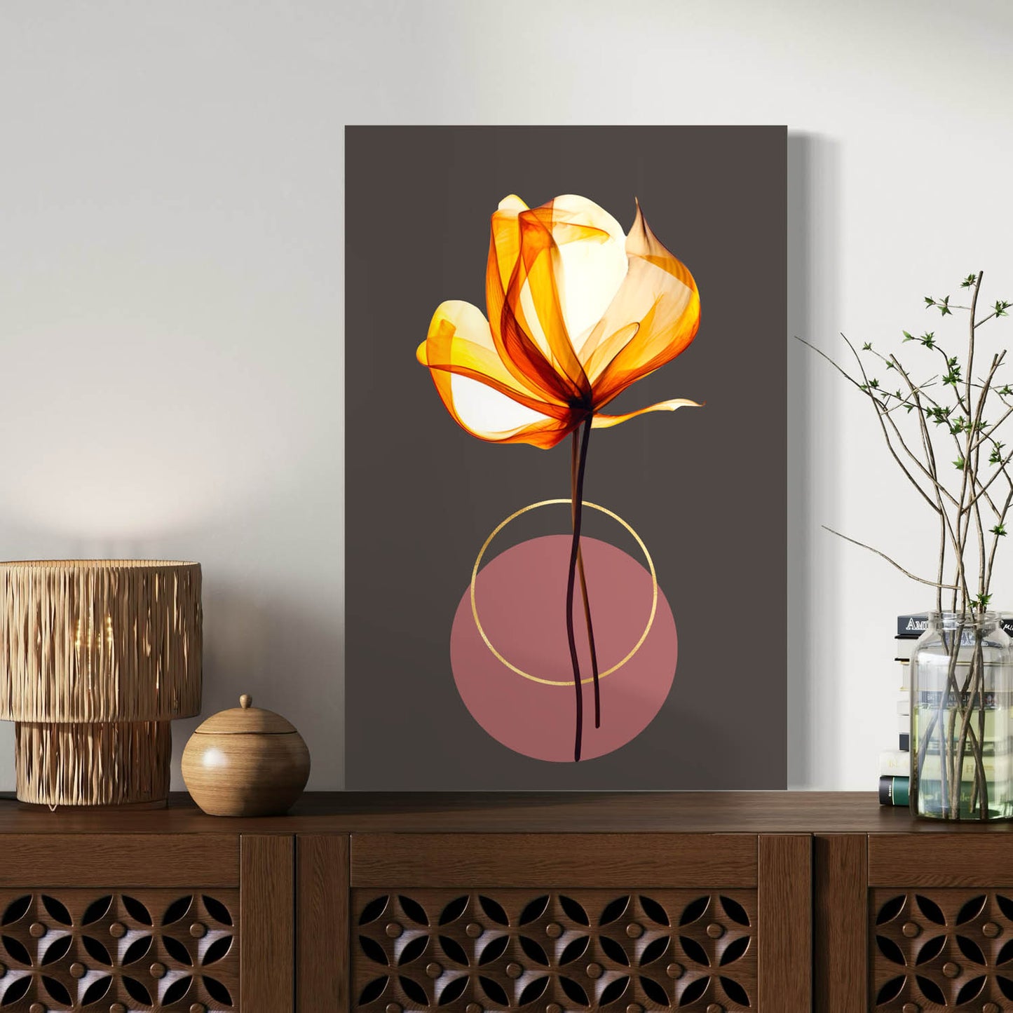 Graceful Bliss – Floral Art Print