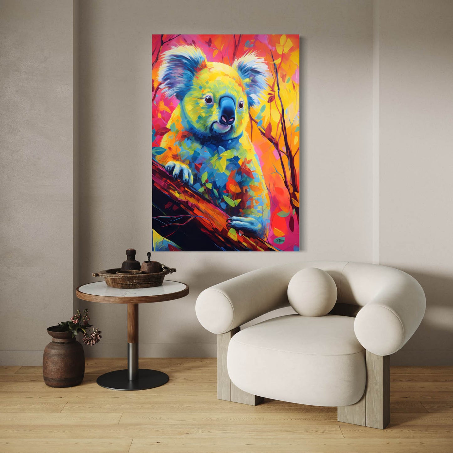 Peaceful Koala - Canvas Wall Art