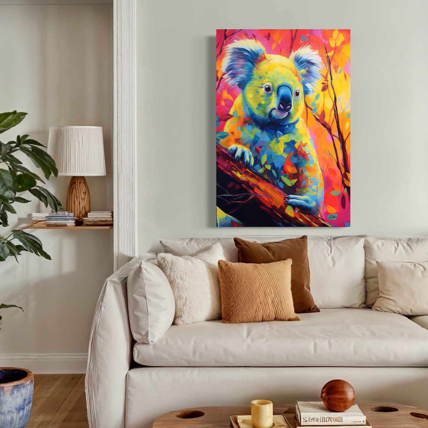 Peaceful Koala - Canvas Wall Art