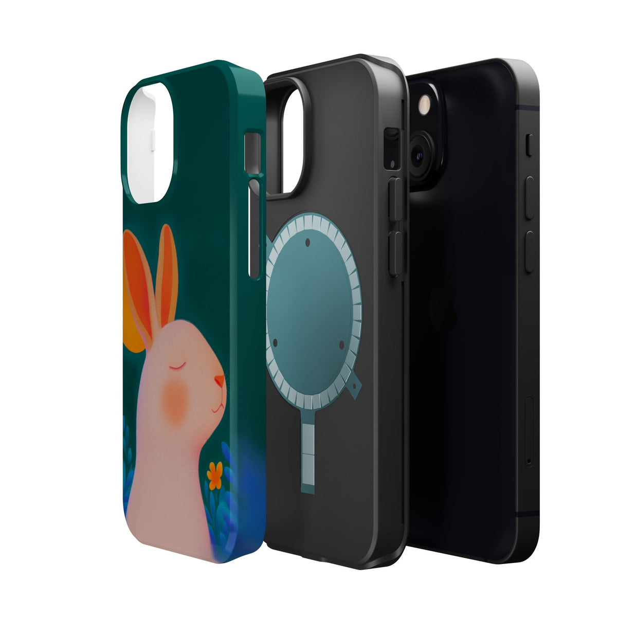 Emerald Bunny - Magnetic iPhone Case