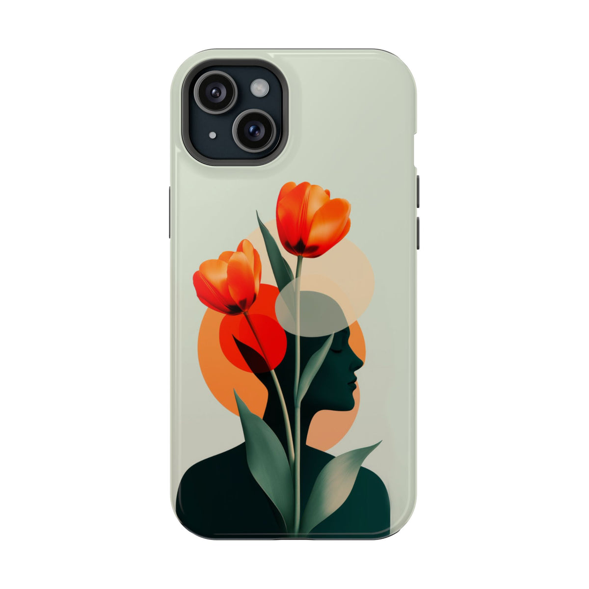 Tulip Silhouette - Magnetic iPhone Case