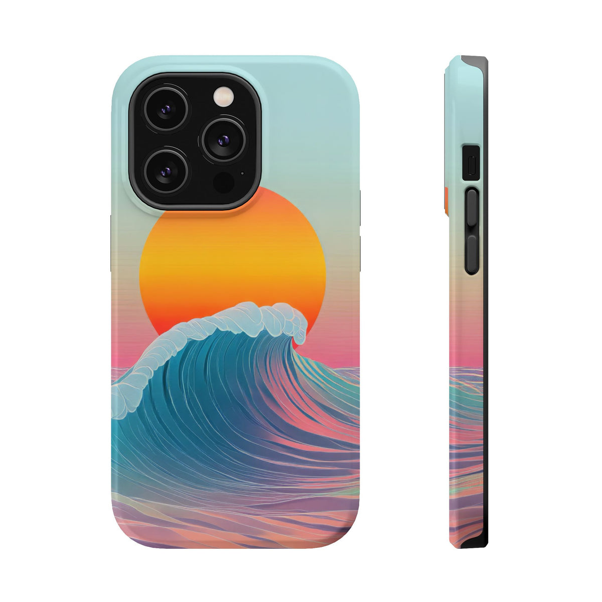 Sunset Wave - Magnetic iPhone Case
