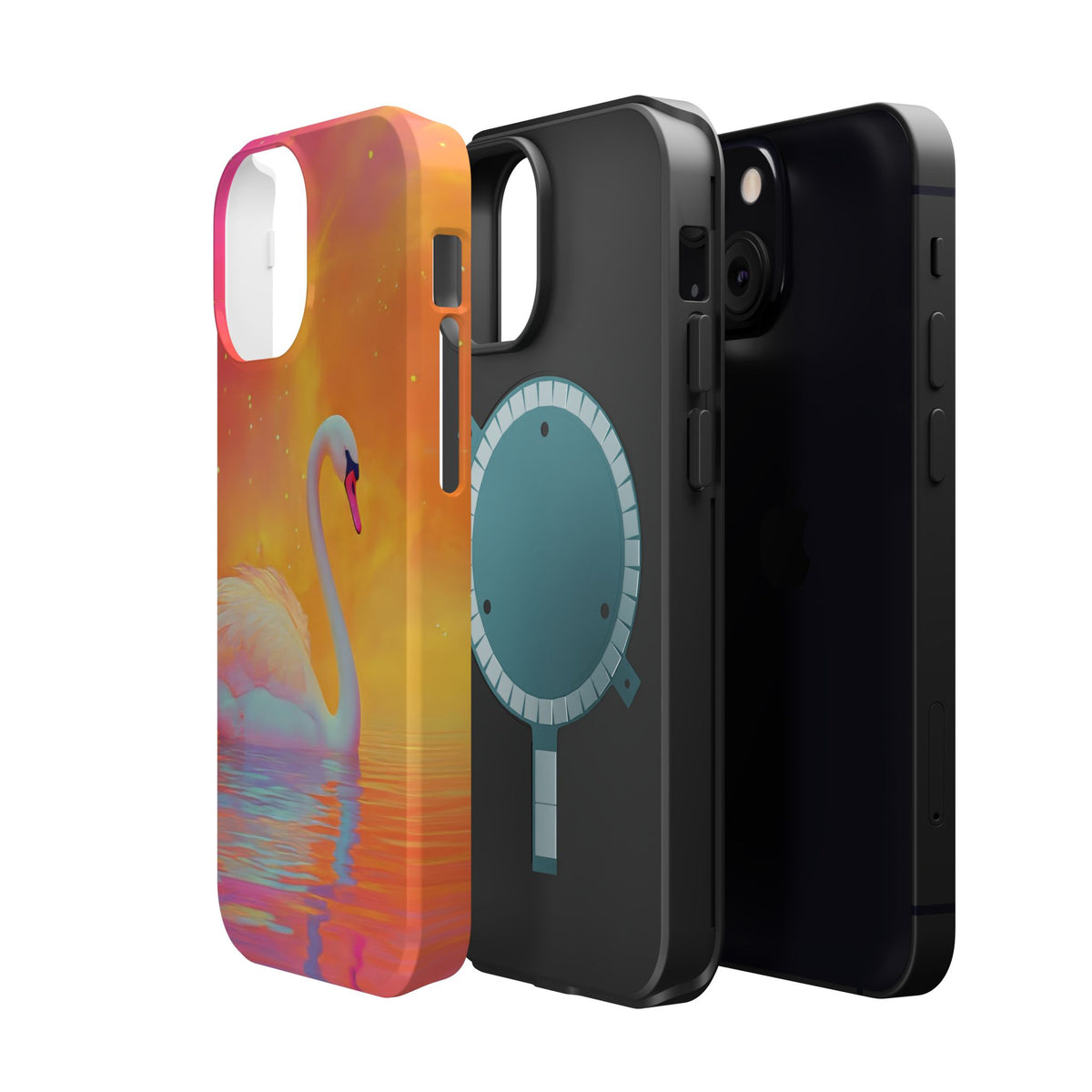 Sunset Swan - Magnetic iPhone Case