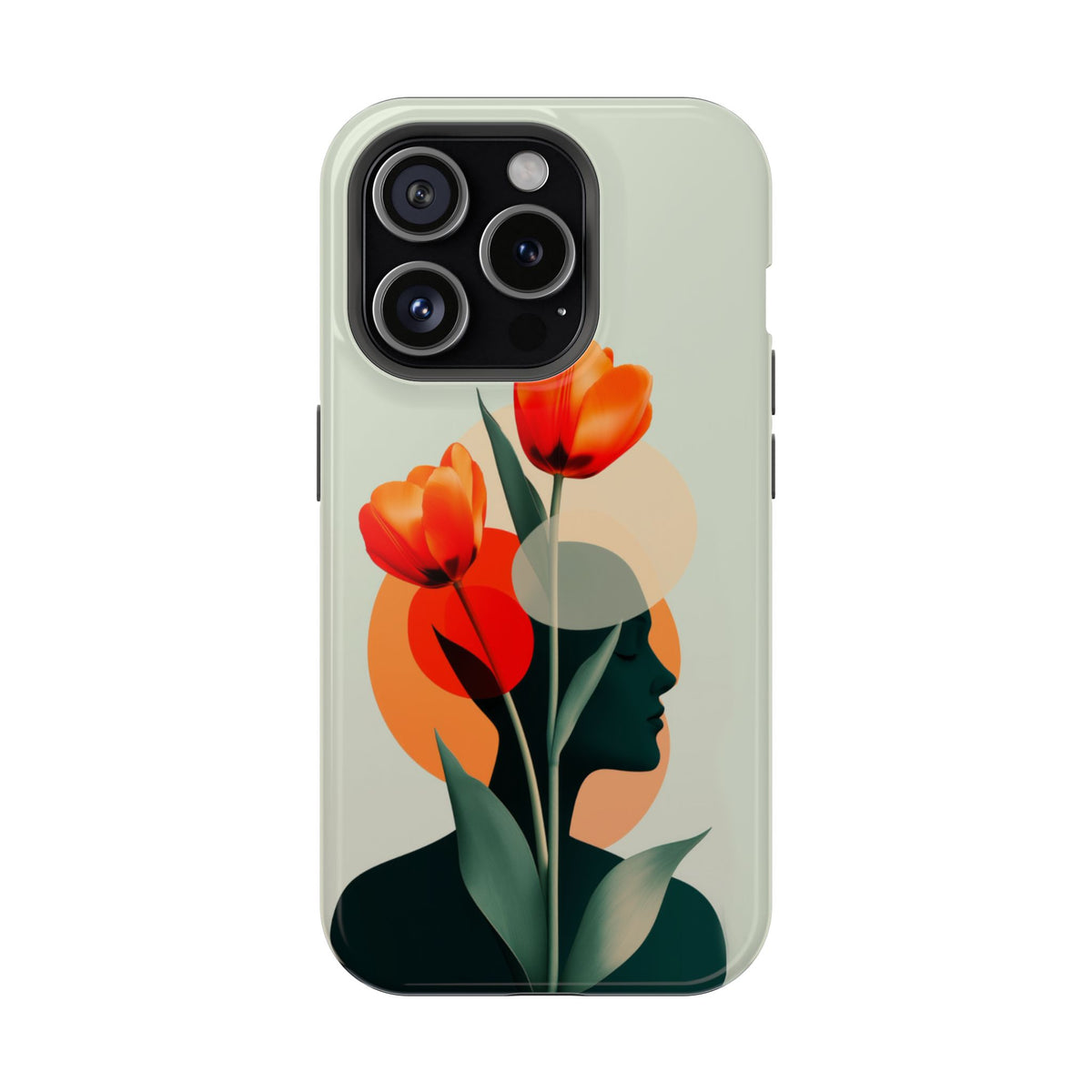 Tulip Silhouette - Magnetic iPhone Case