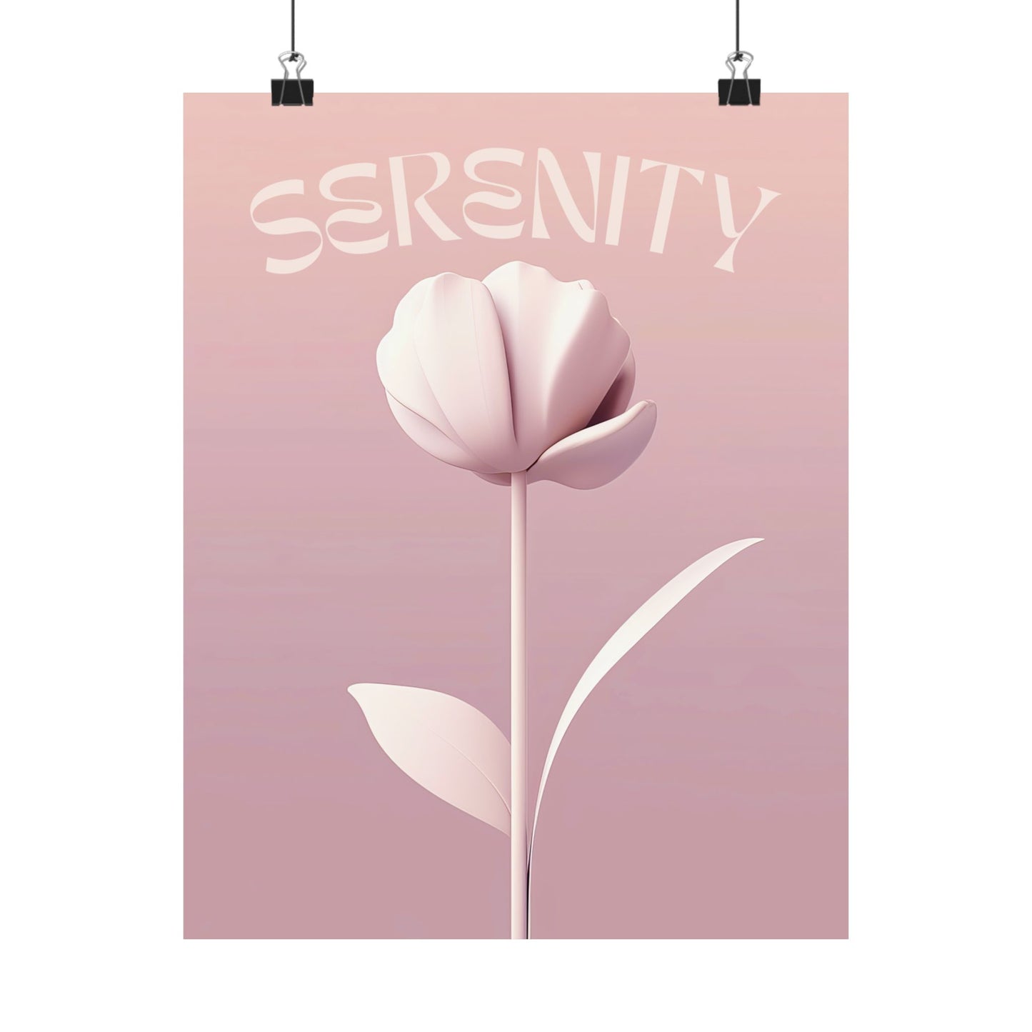 Pure Serenity – Floral Art Print