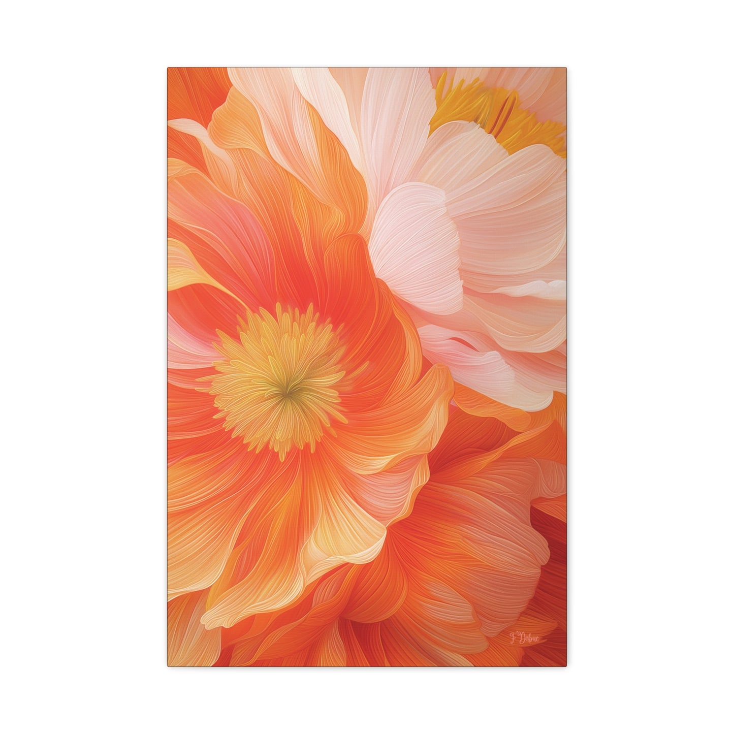 Peony Elegance - Canvas Wall Art