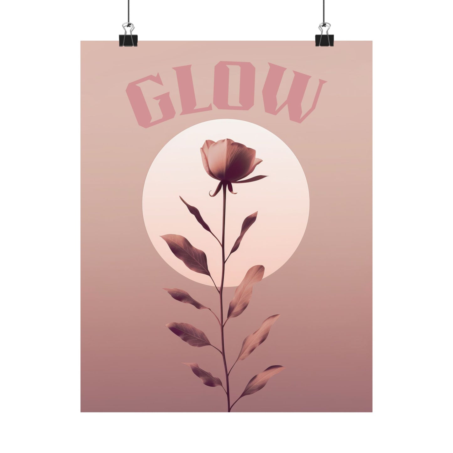 Glow – Floral Art Print