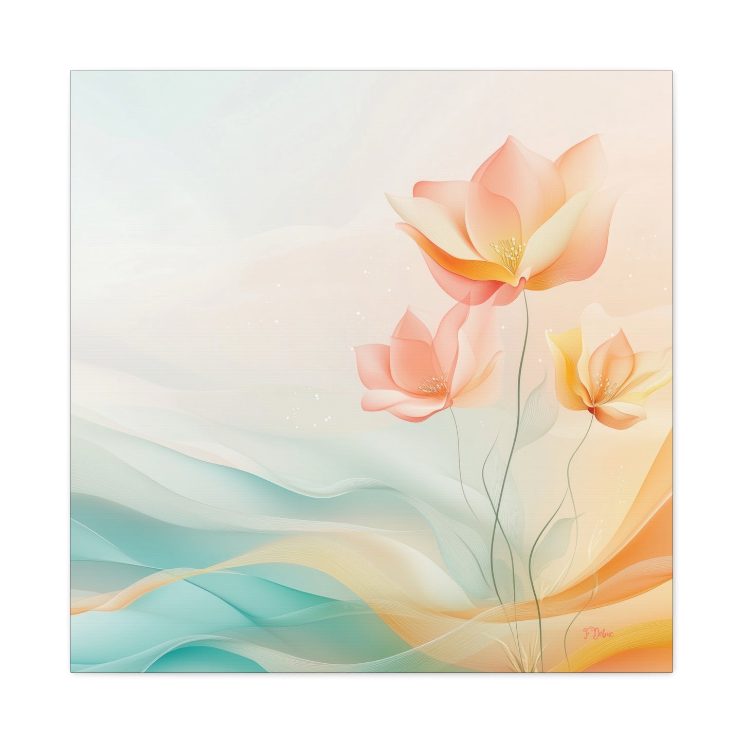 Petal Whisper - Canvas Wall Art