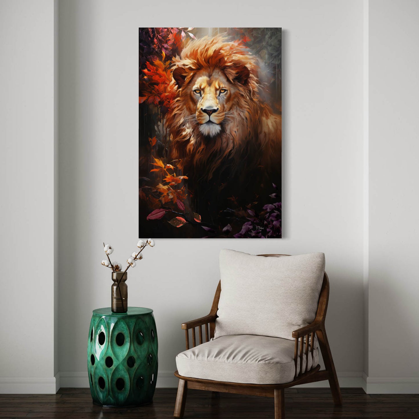 Regal Lion - Canvas Wall Art