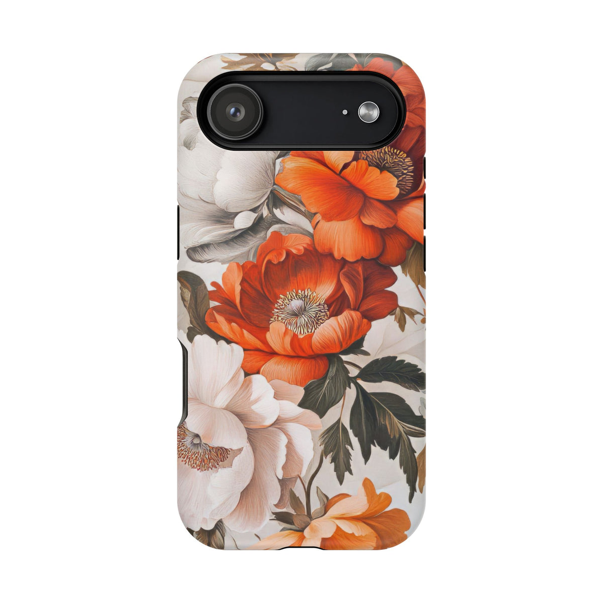Vintage Peony Bloom - Magnetic iPhone Case