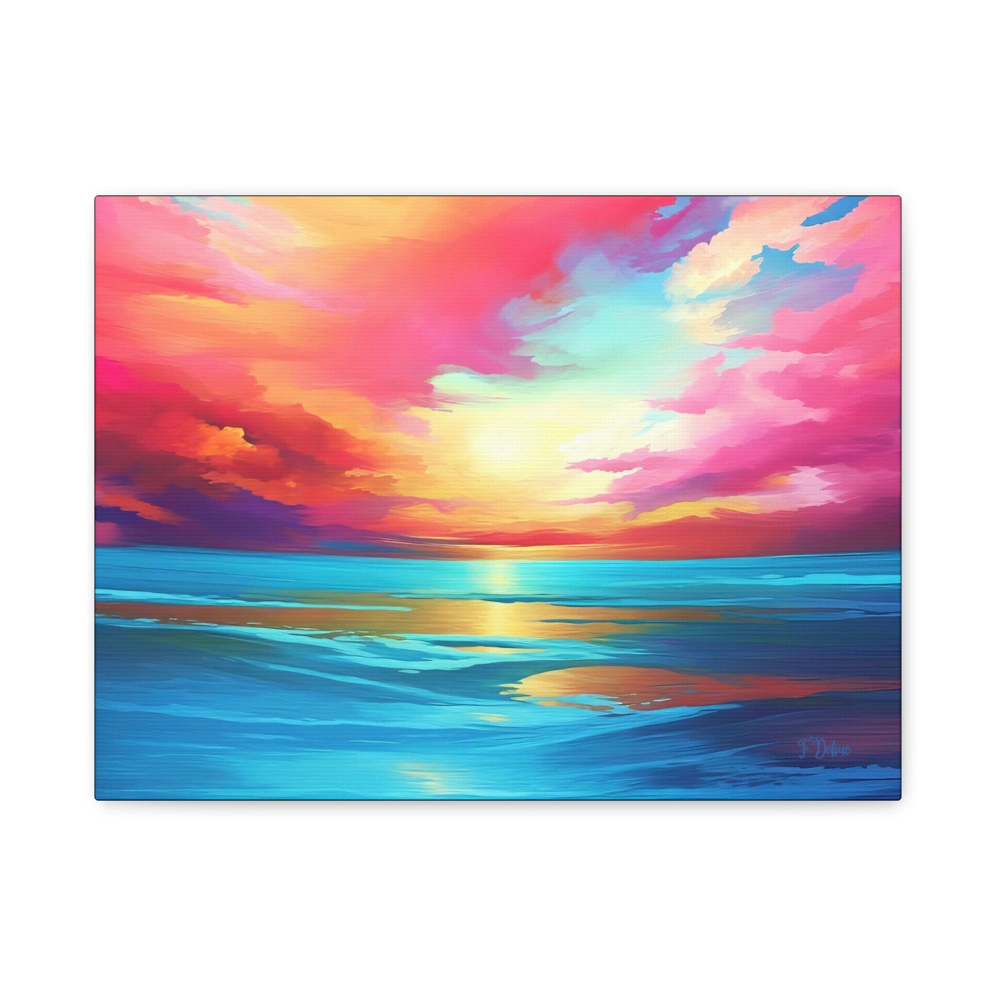Turquoises Tides - Canvas Wall Art