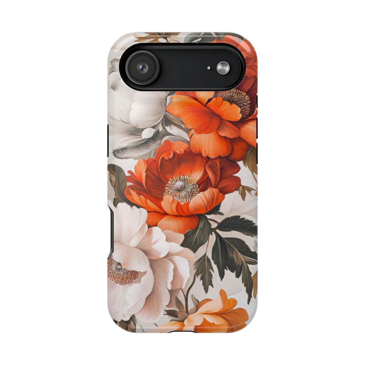 Vintage Peony Bloom - Magnetic iPhone Case