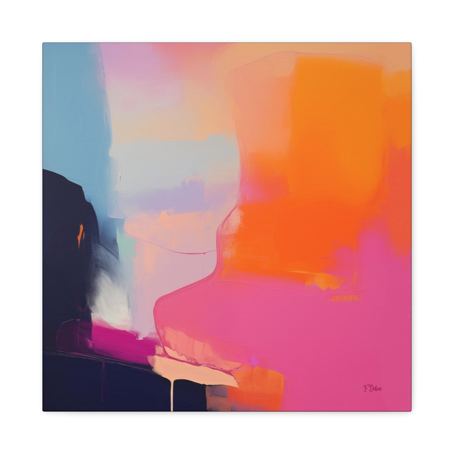 Color Surge – Expressionist Canvas Art