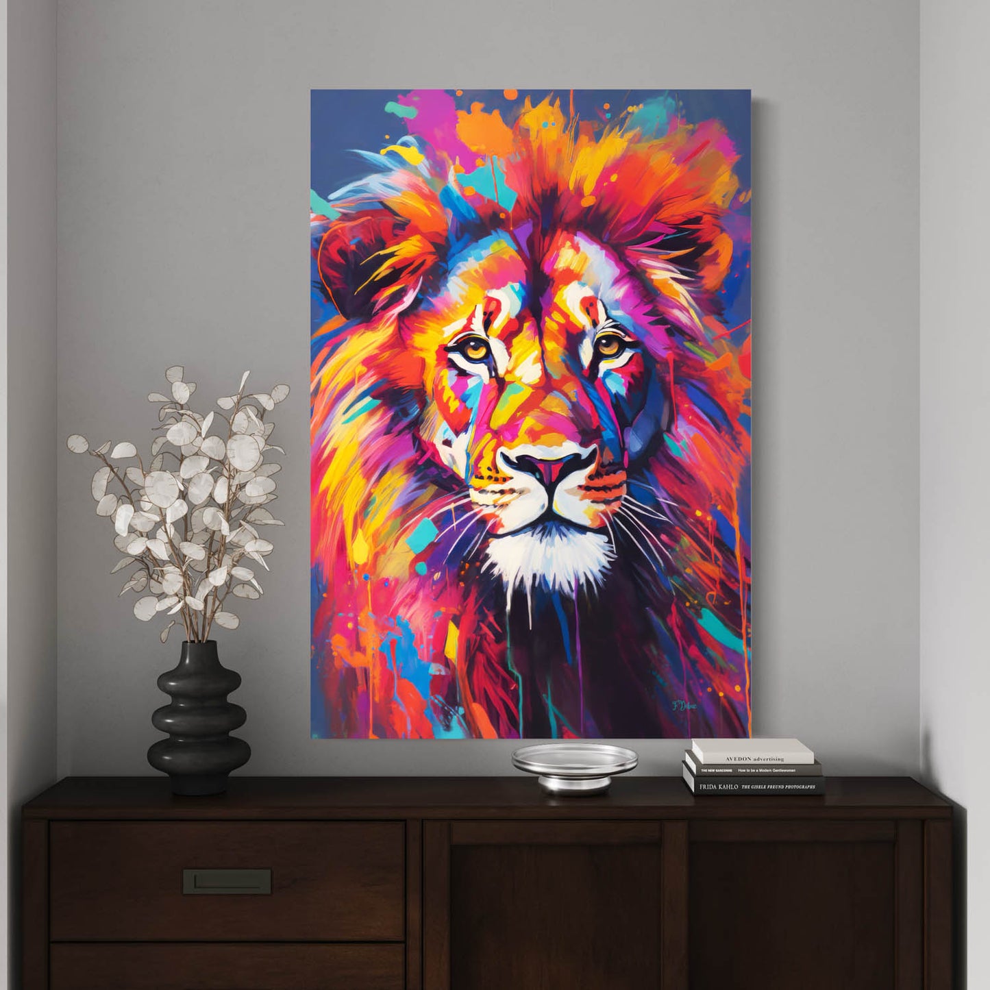 Fierce Lion - Canvas Wall Art