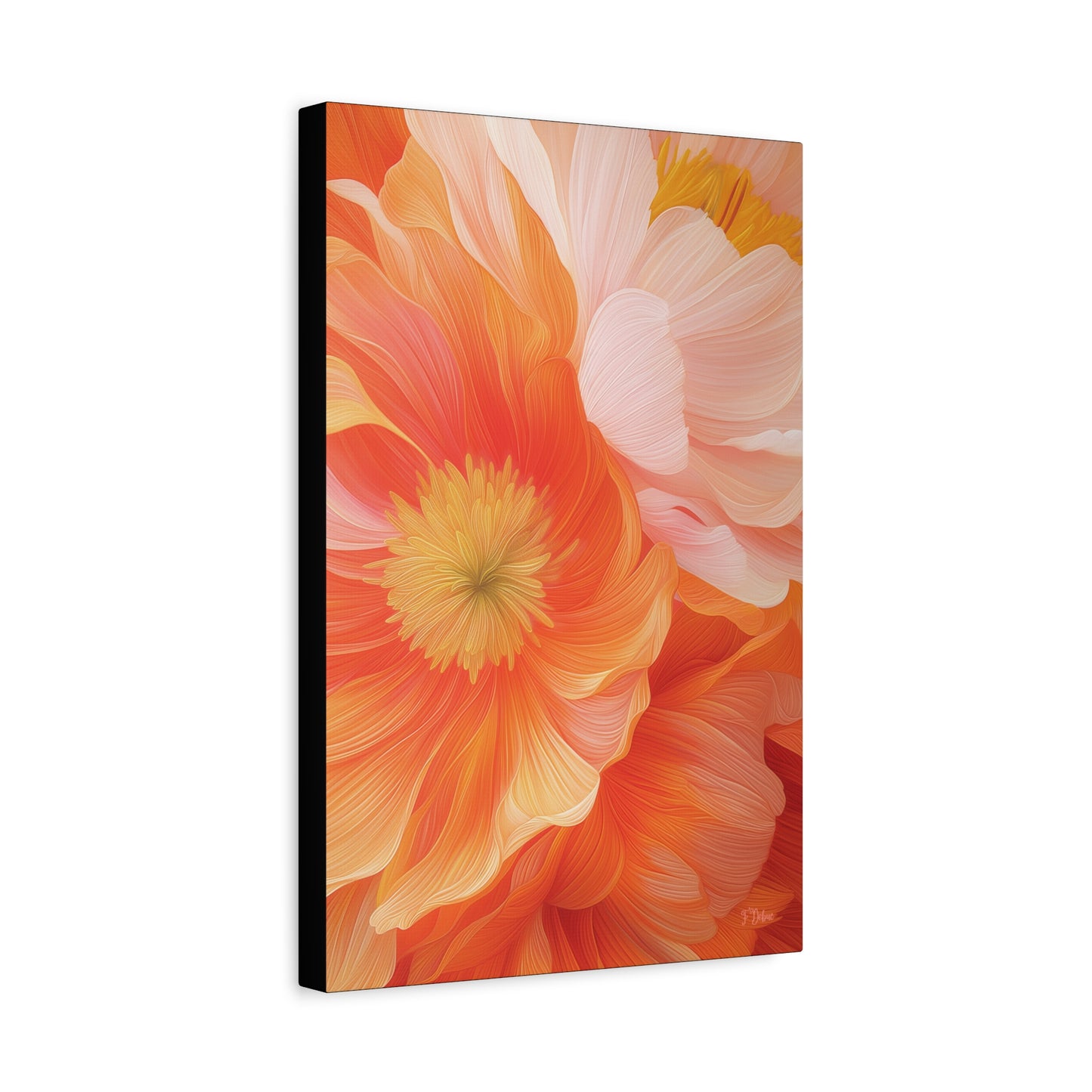 Peony Elegance - Canvas Wall Art