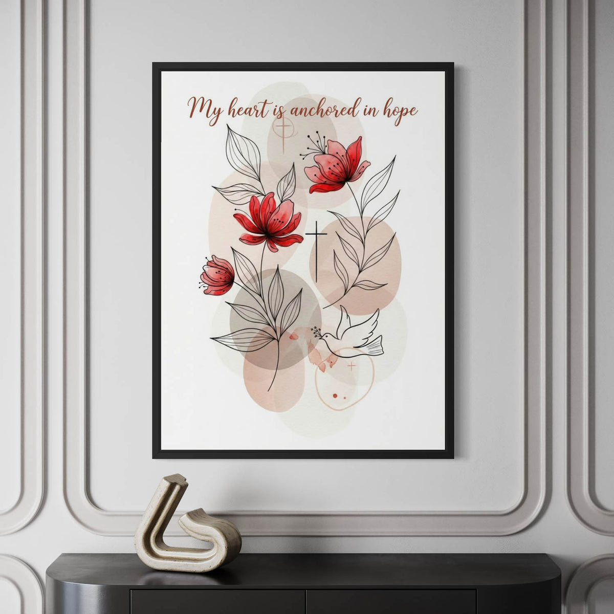 My Heart Is Anchored in Hope - Art Print