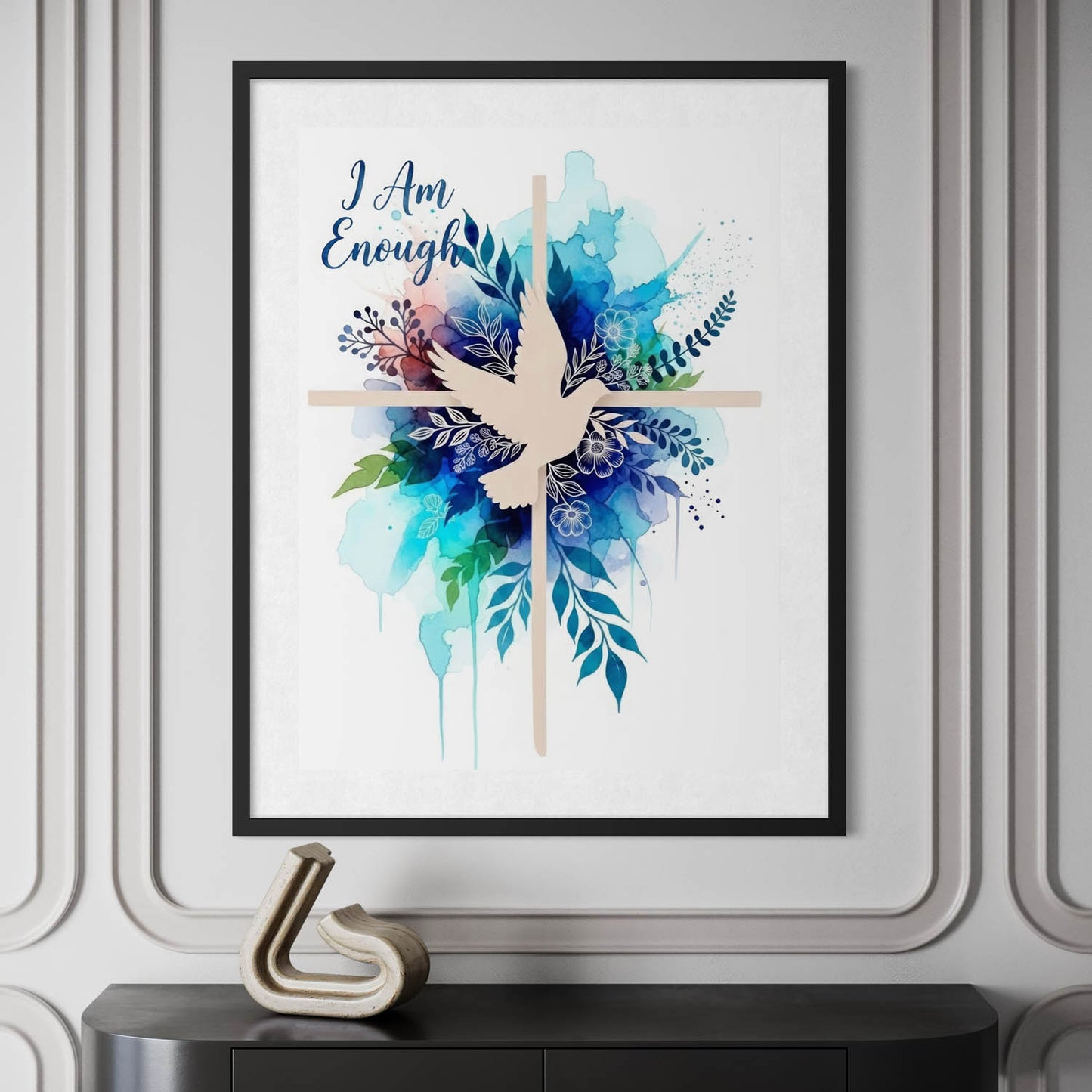 I Am Enough - Christian Art Print