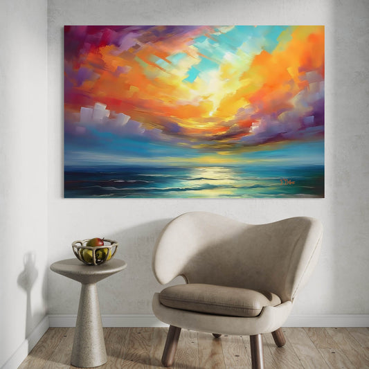 Azure Waves - Canvas Wall Art