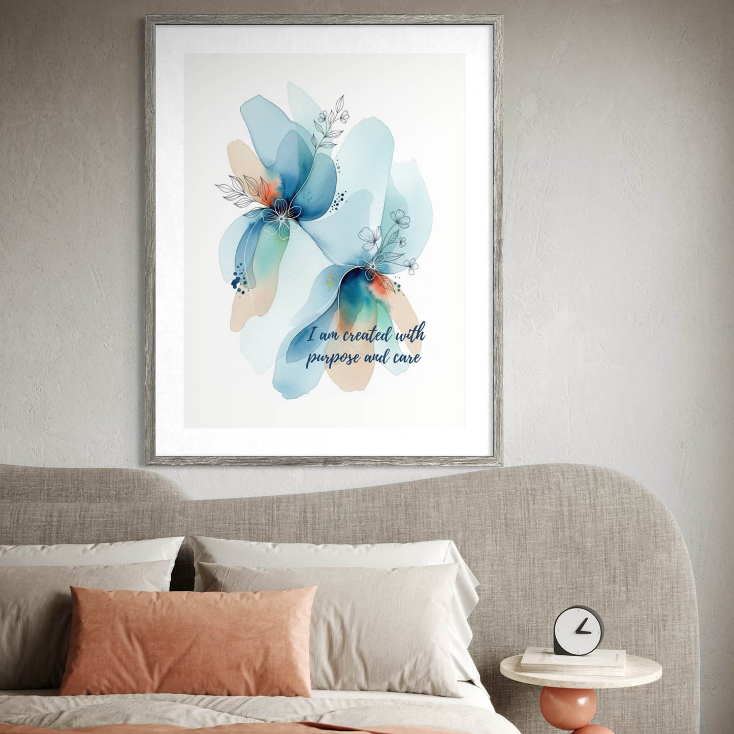 Created with Purpose - Christian Art Print
