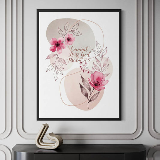 Commit It to God - Christian Art Print