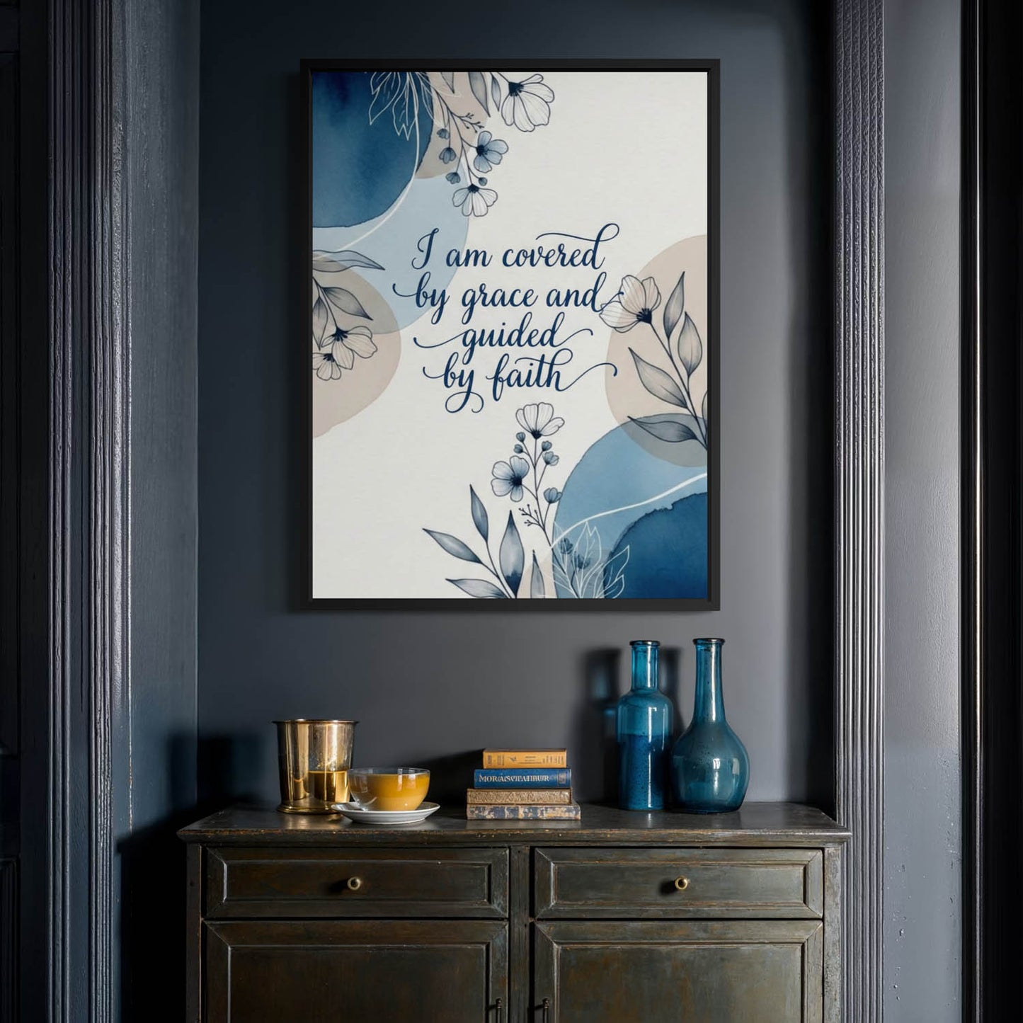 Covered by Grace - Christian Art Print