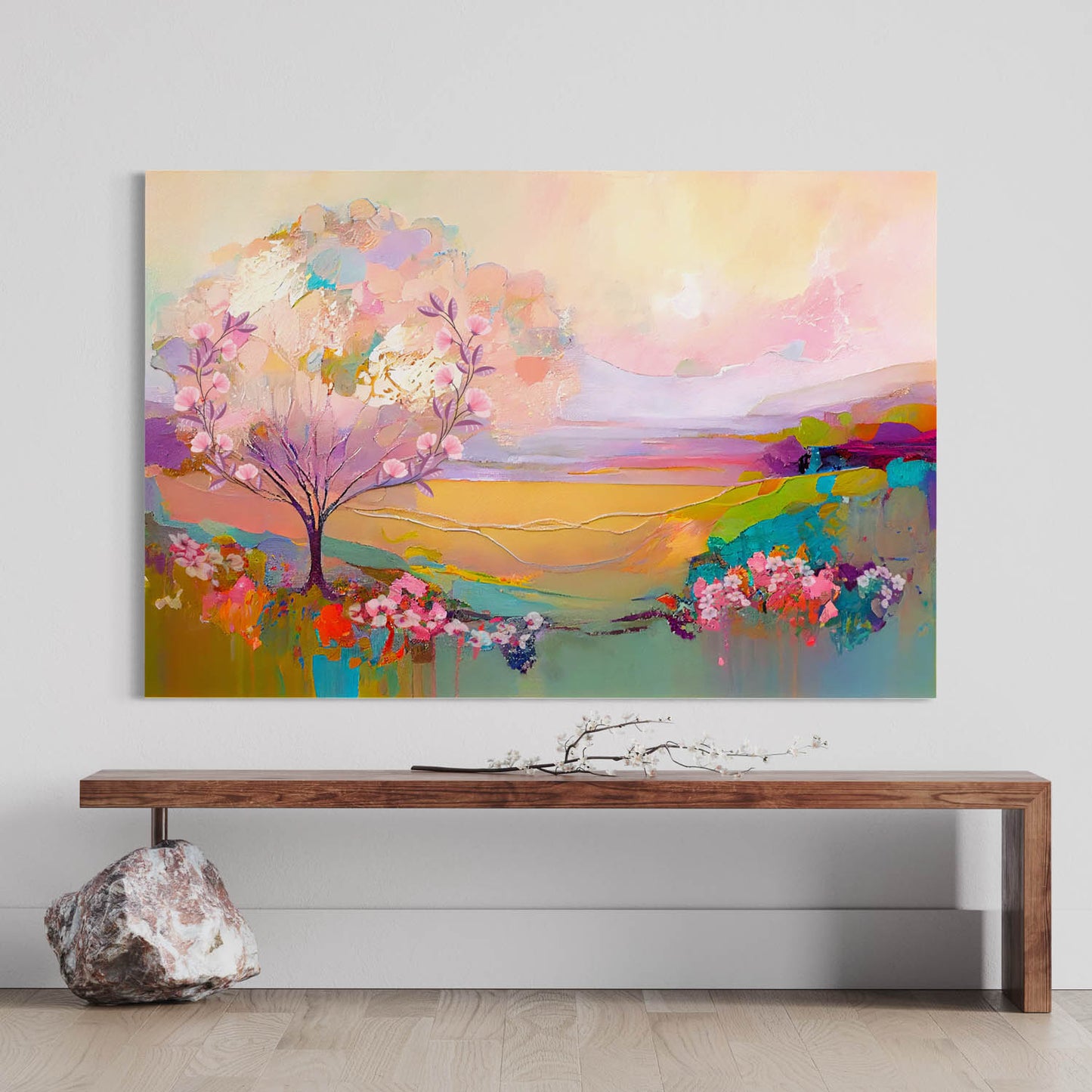 Peaceful Pink - Canvas Wall Art