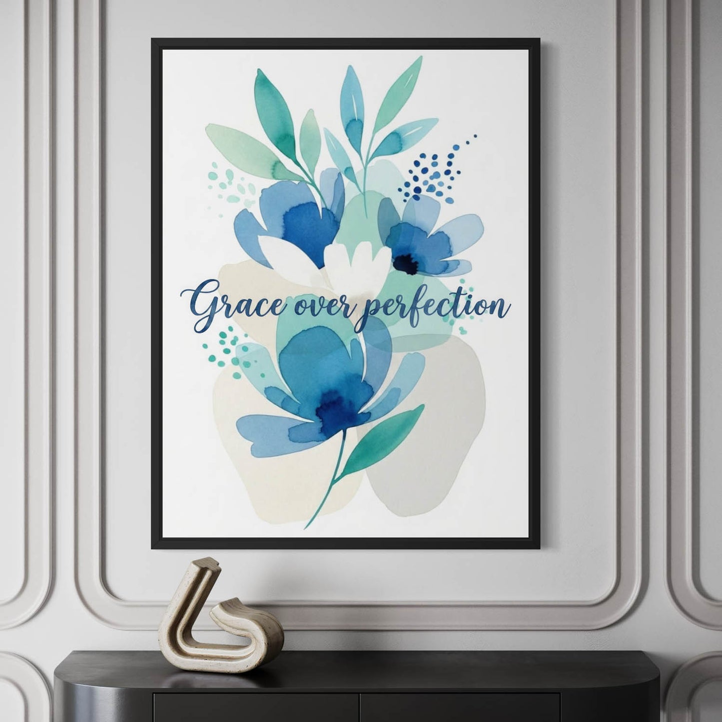 Grace Over Perfection - Inspirational Art Print