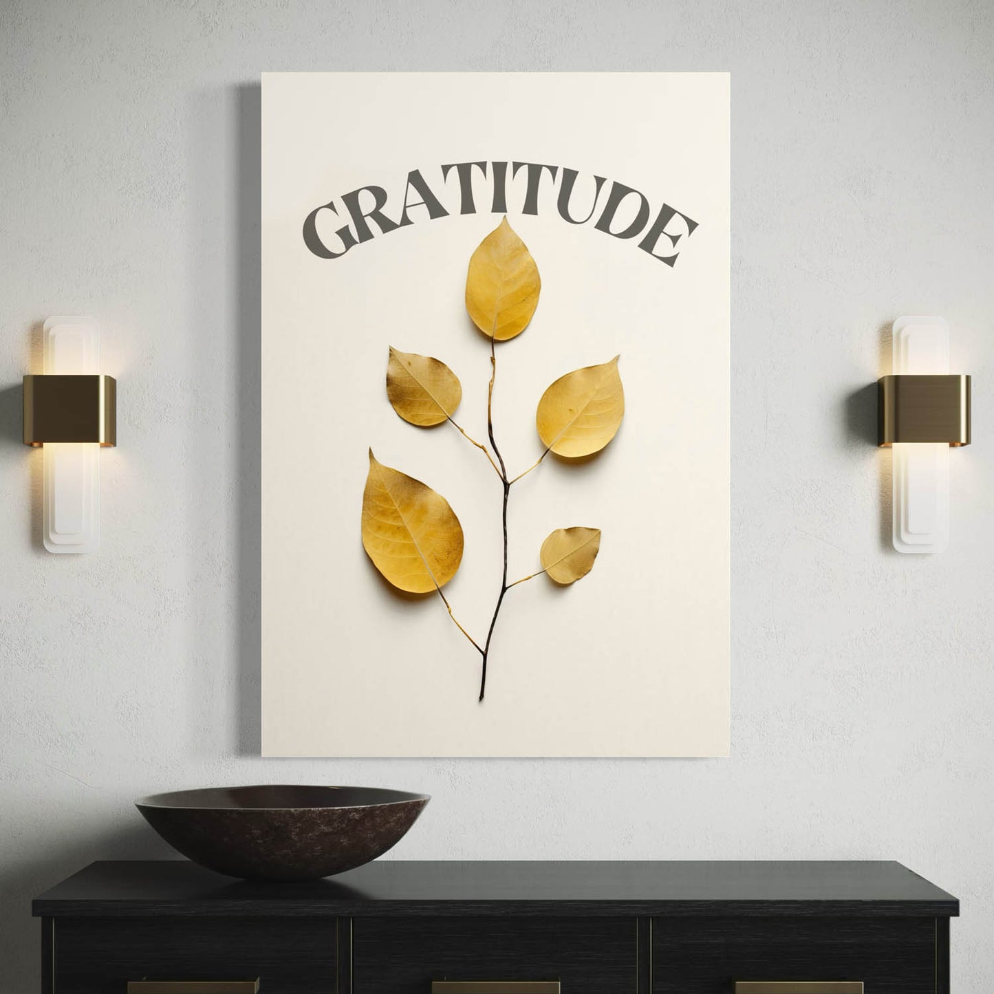 Gratitude – Botanical Art Print