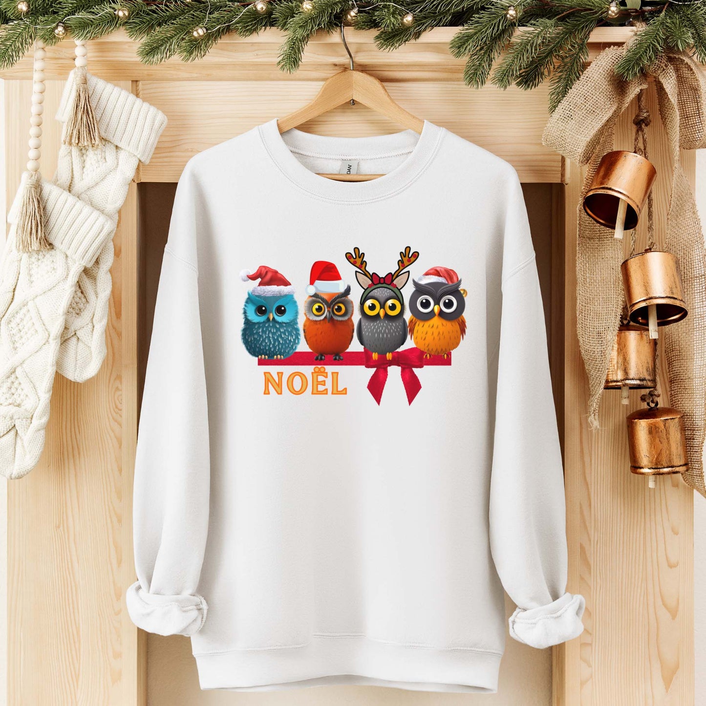 Christmas Owl Sweatshirt