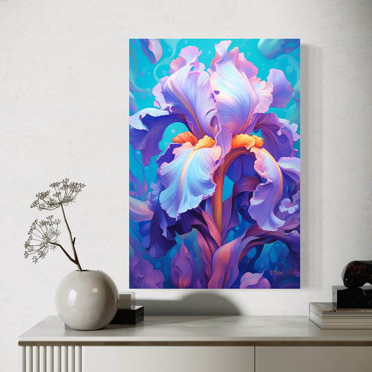 Iris Burst - Canvas Wall Art